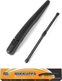 img 4 attached to 🚗 MIKKUPPA Rear Wiper Arm Blade Replacement for 2013-2019 Ford Escape & 2015-2017 Lincoln MKC - All Season Windshield Wiper Assembly with Natural Rubber Cleaning Window