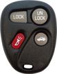 upgrade your gm keyless remote with the new 4 button replacement - includes duracell battery for hassle-free use logo