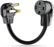nema 6-50p to 14-50r: the ultimate 240v 50 amp welder, dryer, ev charger power cord adapter by morec logo