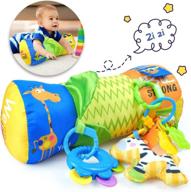 👶 ergonomic baby tummy time pillow toys: ideal developmental props for 3-6 months & beyond logo