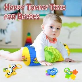 img 1 attached to 👶 Ergonomic Baby Tummy Time Pillow Toys: Ideal Developmental Props for 3-6 Months & Beyond