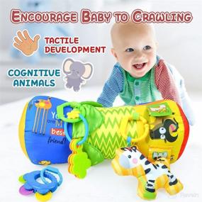 img 2 attached to 👶 Ergonomic Baby Tummy Time Pillow Toys: Ideal Developmental Props for 3-6 Months & Beyond