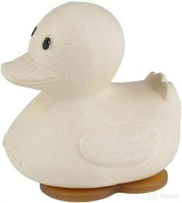 img 1 attached to HEVEA Upcycled Rubberduck Plastic Free Eco Friendly Baby & Toddler Toys