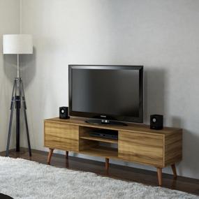 img 3 attached to Boahaus Stylish TV Stand Up To 65", Brown