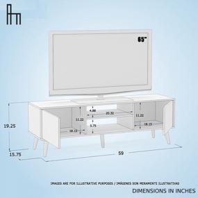 img 2 attached to Boahaus Stylish TV Stand Up To 65", Brown