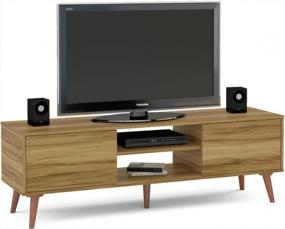 img 1 attached to Boahaus Stylish TV Stand Up To 65", Brown