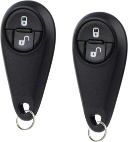 img 2 attached to 🔑 Subaru Baja Forester Impreza WRX STi Key Fob (NHVWB1U711) - Keyless Entry Remote Set of 2 (2005-2008)