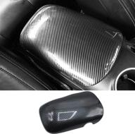 enhance your ford mustang gt's interior with meeaotumo carbon fiber console box trim accessories - 2015-2022 models logo