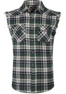 👕 nutexrol casual sleeveless flannel shirt - best cotton men's clothing логотип