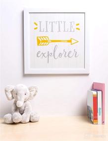 img 2 attached to 🌳 Enchanting Kate & Milo Woodland Nursery Wall Art Frame: Ideal Baby Gift for Little Explorers!