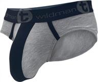 men's stretch cotton big boy pouch brief underwear by wildmant логотип