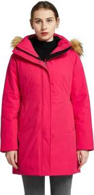 img 3 attached to Orolay Womens Hooded Windproof Castlerock Women's Clothing ~ Coats, Jackets & Vests