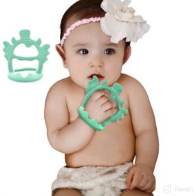 img 4 attached to Nene Bu Baby Teething Toys & Teethers for Babies 0-6 Months | Teething Toys for Babies 6-12 Months | Silicone Chew Toys for Babies | Baby Sensory Items | Must-Have Teething Accessories | Pacifier Substitute