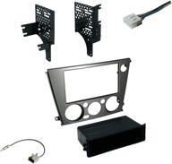 2005-2009 subaru legacy & outback single/double din 📻 radio dash kit with antenna adapter & wiring harness logo