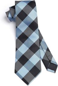 img 2 attached to 🎩 HISDERN Wedding Handkerchief Necktie Pocket Men's Accessories - Top Choice for Ties, Cummerbunds & Pocket Squares