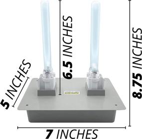 img 1 attached to 🌬️ Enhance Air Quality with Mammoth 18W UV Light for HVAC and AC Units