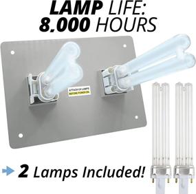 img 2 attached to 🌬️ Enhance Air Quality with Mammoth 18W UV Light for HVAC and AC Units