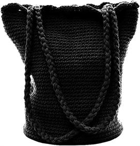 img 3 attached to 👜 Ichic Boutique Crochet Shoulder Handbags for Women- Stylish Handbags & Wallets with Shoulder Strap