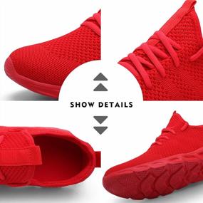 img 2 attached to Comfortable And Stylish Women'S Walking Shoes And Tennis Sneakers - Lightweight And Durable Casual Lace-Up Running Shoes From Damyuan