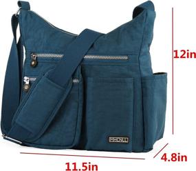 img 3 attached to 👜 Secure Crossbody Anti-Theft RFID Pocket Women's Handbags & Wallets - Stylish Crossbody Bags