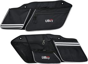 img 4 attached to 🛍️ Touring Street Glide Saddlebag Organizers Bag for 2014-2020 - Road King, Road Glide, Electra Glide - Motorcycle Saddle Bag Side Storage Bags, 2 Pack