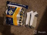 img 1 attached to 🧦 Athletic Ankle Socks for Boys by Coobey Cushion - Boys' Clothing review by Devin Tanner