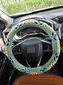 img 3 attached to YDM Crochet Steering Wheel Cover