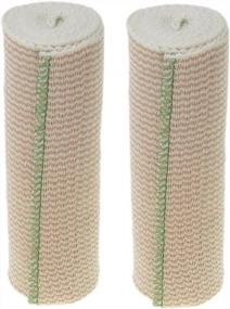 img 4 attached to 6-Pack Of Elastic Bandage Wraps With Self-Closure - 5 Yards Stretched Compression Bandages, Ideal For First Aid Kits And Medical Centers