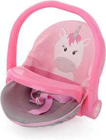 img 1 attached to Hauck Unicorn 3-In-1 Doll Care Set With Swing And High Chair Combo For Multi-Purpose Use