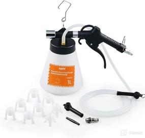 img 4 attached to 🔧 Orion Motor Tech Pneumatic Brake Fluid Bleeder Kit - 1L Vacuum Brake Bleeder with 8 Master Cylinder Adapters for Solo Brake Fluid Replacement - Brake Fluid Bleeder Kit