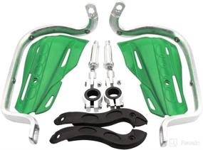 img 4 attached to GOOFIT Aluminium Handlebar Handguards Motorcycle Motorcycle & Powersports ... Parts