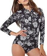 🌸 lynddora women's floral swimsuit: optimal protection for women's clothing with swimsuits & cover ups logo