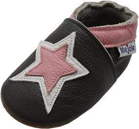 img 4 attached to Mejale Leather Crawling Moccasins Slippers - Boys' Shoes