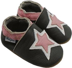 img 3 attached to Mejale Leather Crawling Moccasins Slippers - Boys' Shoes