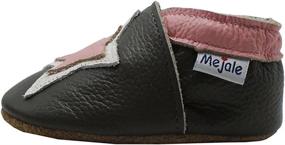 img 1 attached to Mejale Leather Crawling Moccasins Slippers - Boys' Shoes