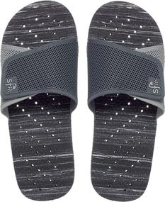 img 2 attached to 🚿 Ultimate Hygiene and Comfort: Showaflops Antimicrobial Shower Water Sandals for Boys