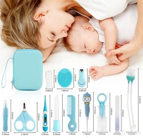 img 3 attached to 👶 Newborn Baby Essentials Set for Grooming, Nail Care, Nasal Congestion, Temperature Monitoring, and Medication Dispensing for Boys and Girls