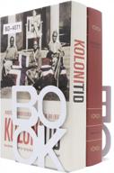 stylish white metal bookends - unigift's fashionable non-skid bookends logo