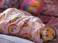 img 1 attached to Ultra Soft Baby Plush Minky Blanket With Dotted Backing For Boys And Girls - Double Layer Fleece Fabric For Newborns, Toddlers, And Kids - 33 X 42 Inch Rainbow Throw And Receiving Blanket review by Zac Pewitt