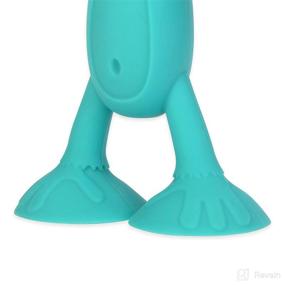 img 2 attached to 🐵 Nuby Silly Monkey Interactive Suction Toy: Aqua Fun with Silicone Ring!