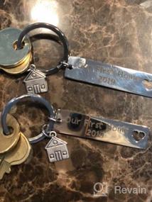 img 6 attached to 2022 Housewarming Gift: 'Our First Home' Keychains - Perfect New Home Gift With House Keyrings