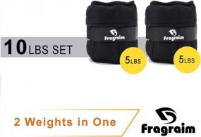 img 3 attached to Adjustable Ankle Weights From 1-20 LBS - Perfect For Jogging, Gymnastics & Physical Therapy!
