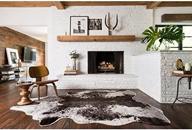 loloi ii grand canyon collection gc-03 ivory / charcoal, transitional 6'-2" x 8' area rug logo