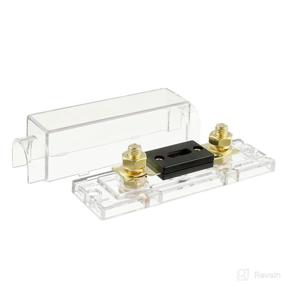 img 1 attached to 🔒 BOJACK 2 Pcs 500 Amp ANL Fuse Holder and Fuses for Audio and Video System - High-Quality Shell for Optimum Protection