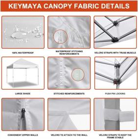 img 3 attached to Upgrade Your Canopy With Keymaya'S Foldable Replacement Roller Bag - Durable, Easy-To-Transport And Perfect Fit For 10X10 Pop Up Tents