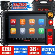 🛠️ autel maxisys ms906 pro-ts diagnostic scan tool 2022: improved version of ms906ts/ ms906 pro/ mk906 pro/ ms906bt, enhanced ecu coding, complete tpms solution, 36+ services & active tests, fca access, compatible with bt506 logo