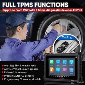 img 2 attached to 🛠️ Autel MaxiSys MS906 Pro-TS Diagnostic Scan Tool 2022: Improved Version of MS906TS/ MS906 Pro/ MK906 Pro/ MS906BT, Enhanced ECU Coding, Complete TPMS Solution, 36+ Services & Active Tests, FCA Access, Compatible with BT506