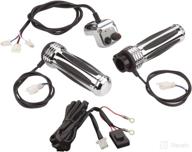 🔥 17-381 chrome comfort heated grips by show accessories логотип