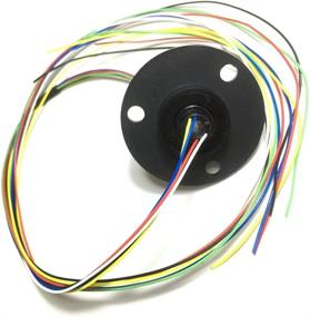 img 4 attached to Taidacent 5Mm Inner Diameter 22Mm Outer Diameter 6 Wire 2A Hollow Slip Ring Signal Power Rotating Connector Collector Ring For Electric Motor Continuity - 2/4/6/12 Roads.
