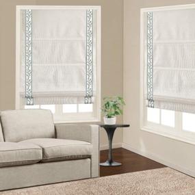 img 4 attached to Premium Custom Blackout Roman Shades For Windows And Doors - Color 1